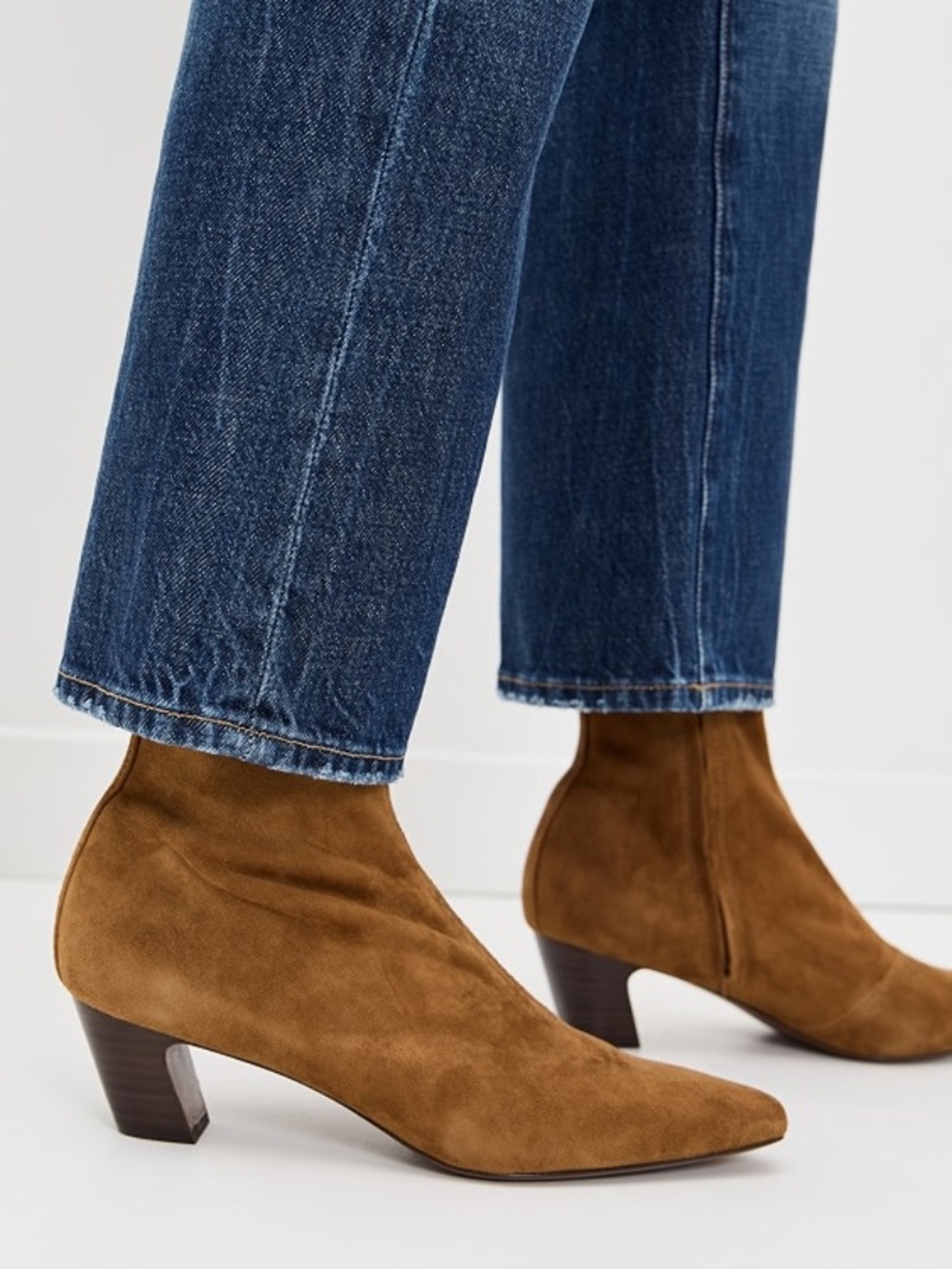 Loeffler Randall Cacao Suede Ankle Boot size 7
